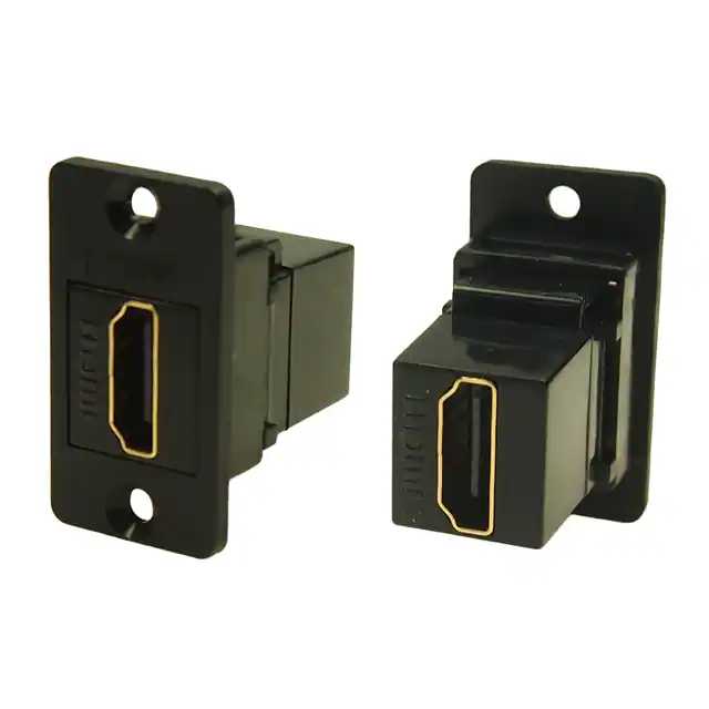 CP30600G SLIM HDMI FEMALE - FEMALE FRONT MOUNTING FEEDTHROUGH CONNECTOR
